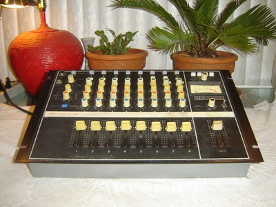 Shure SR101, 8 Channel Mixer, Spring Reverb, Vintage Rack, As Is