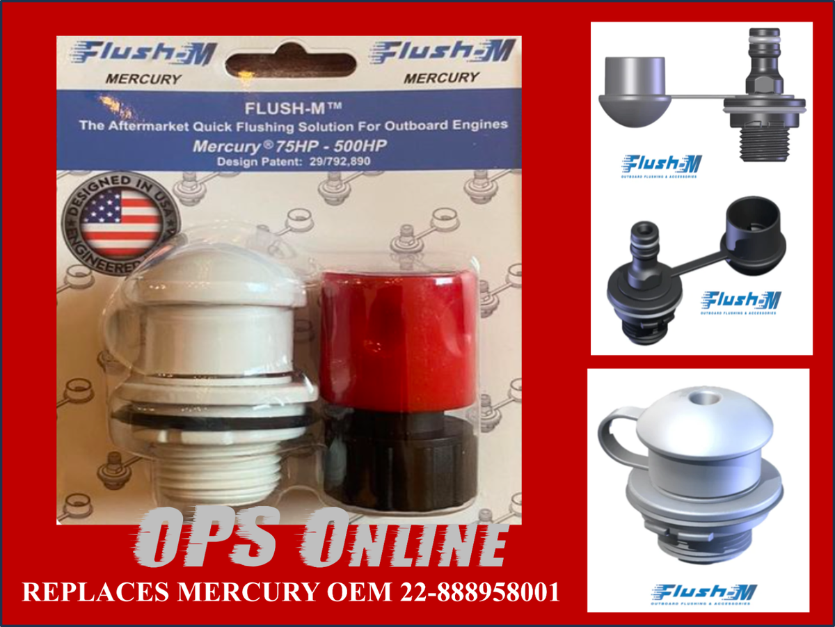 Universal Outboard Motor Flush Kit For Engine Maintenance - Fits Most I/O & Outboards