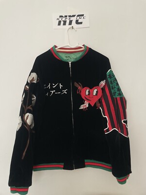 M Saint Michael Denim Tears Rvrsbl Sukajyan Reversible