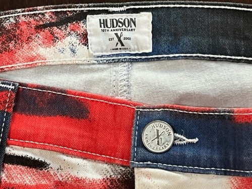 Jeans HUDSON para mujer talla 31 rojos, blancos, azules, negros - Imagen 4 de 7