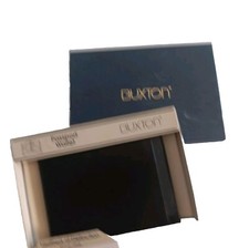 Buxton Leather Passport Case/ Wallet, Black