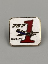 Vintage BOEING 757 1 Lapel Hat Vest Pin