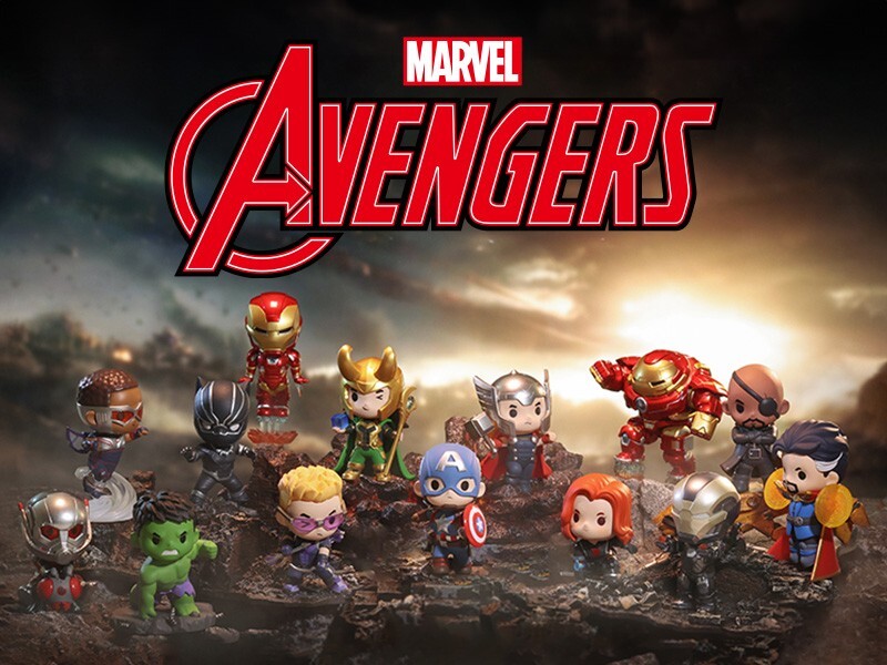 Pop Mart Marvel Avengers Series Figure Whole Set Sealed | eBay