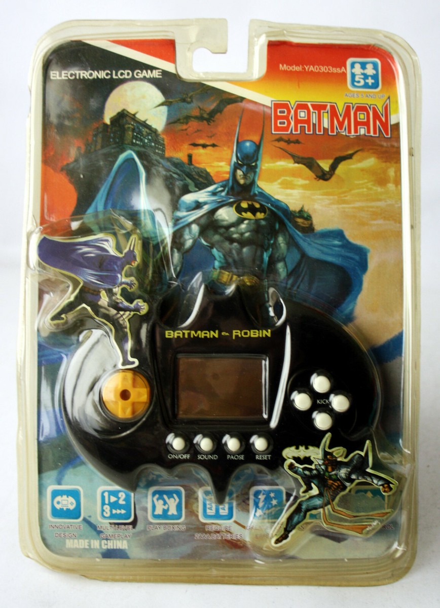 VINTAGE 90'S BATMAN ROBIN HANDHELD ELECTRONIC LCD GAME NEW SEALED