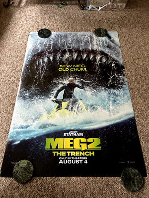 The Meg 2 The Trench - Original D/S Movie Poster 27x40 D/S ADV US ...