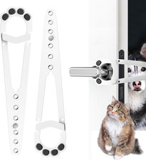 2 Pcs Cat Door Latch, Cat Door Stopper Pet Door Latch to Keep Dog Out of Litt...