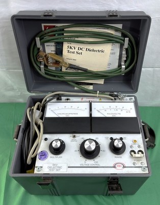 Biddle 220005 Megger 5kV Dielectric Test Set (1349)