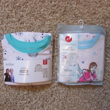 NEW Disney Frozen 2T Set OF 2 Pajama Sets Tops & Bottoms Cotton