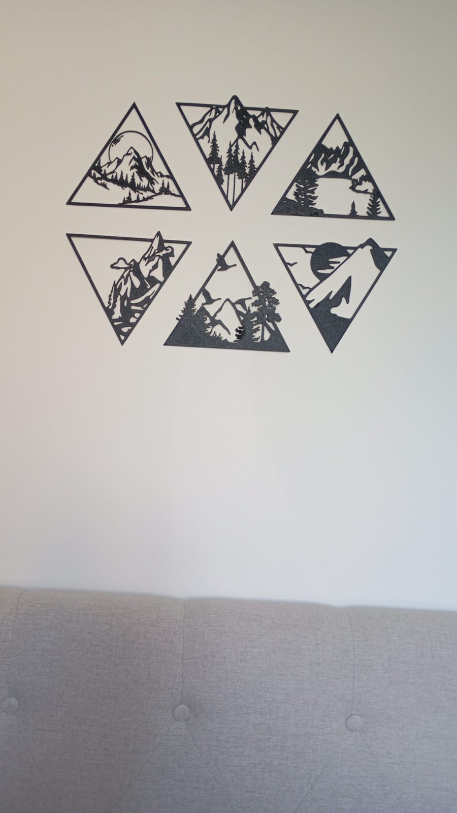 Décoration Impression 3D Montagne et Nature Premium XXL en Verre Acrylique