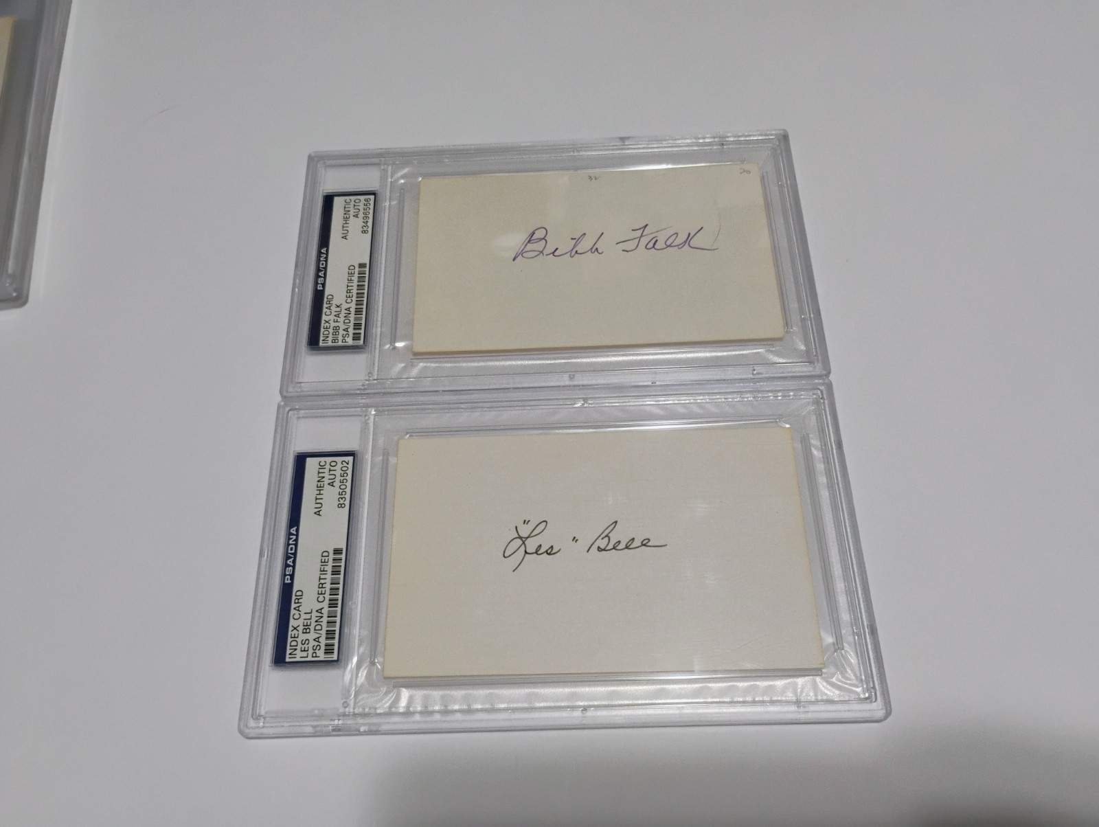 PSA DNA JSA index card cut signatures lot 10 vintage baseball autos 1920s-60s view 8