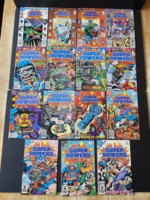 SUPER POWERS mini series complete 1-5 (84) 1-6 (86) 1-4 (86) VG DC Comics