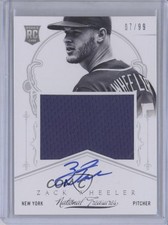 2013 Panini America's Pastime 7/99 Zack Wheeler #335 Auto 0n7