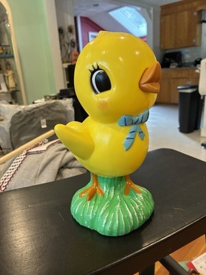 New Duck/Chick Light Up Blow Mold 10  H