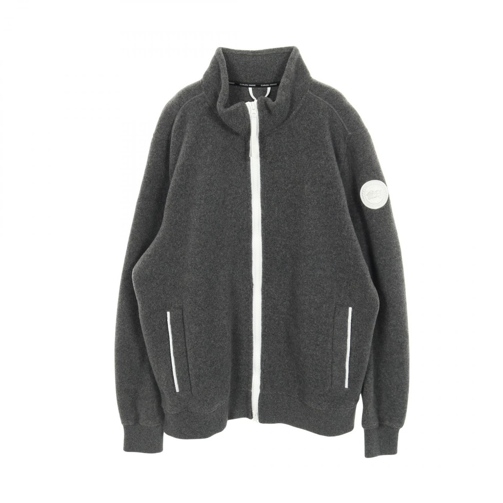 Canada Goose CANADA GOOSE Lawson Fleece Jacket Outerwear Recycled Wool Men's Gra