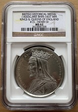 1830 UK White Metal Medal Henry IV MS62