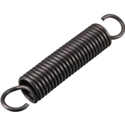 Zugfeder 2,5mm Drahtdurchmesser 18mm Außendurchmesser 100mm Länge Federstahl ...