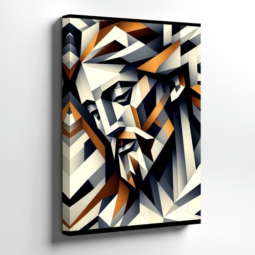 Geometric Abstract Canvas Wall Art