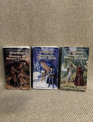 Dragon Lance Saga Chronicles Trilogy Weis & Hickman Complete Set Paperback