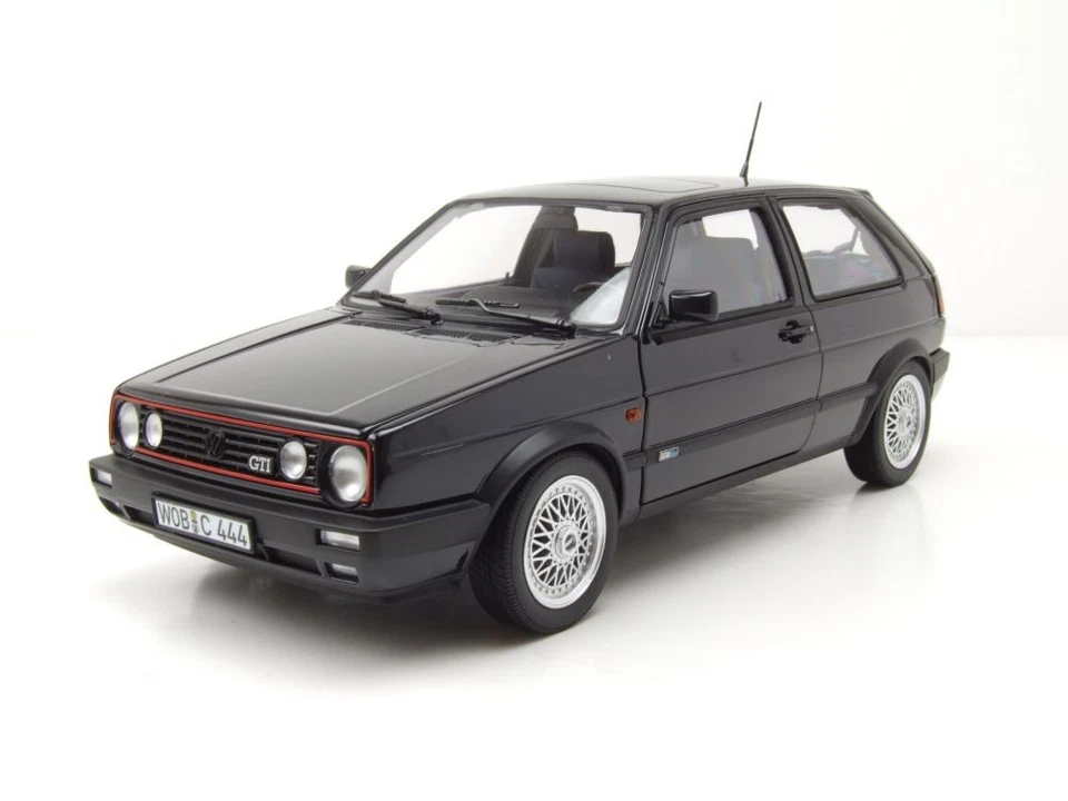 VW Golf 2 GTI Edition Blue 1991 dunkelblau metallic Modellauto 1:18 Norev - Bild 1 von 4