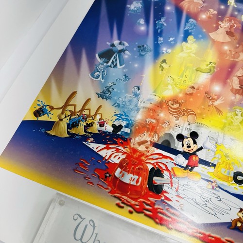 Walt Disney World Dove Vive la Magia Litografia 2006 24x18 - Foto 5 di 12