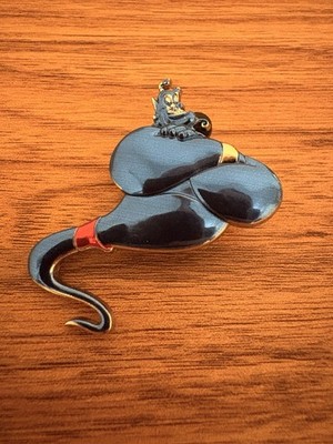 Disney Parks 2024 Aladdin Genie Sculpted Metallic 3D Pin Open Edition