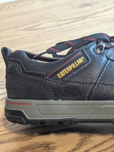 Zapatos de trabajo Caterpillar Brode para hombre negros punta de acero zapatillas bajas talla 11,5 - Imagen 11 de 14