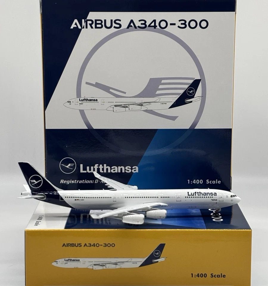Lufthansa A340-300 new livery Reg : D-AIGU Phoenix 04547 Scale 1:400 Diecast - Image 4 of 4