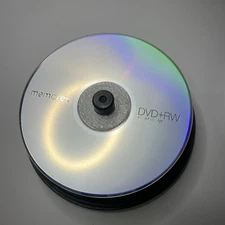 Memorex DVD-RW 20 Pack 4X / 4.7GB / 120 Min Rewritable Disc Open Box Unused