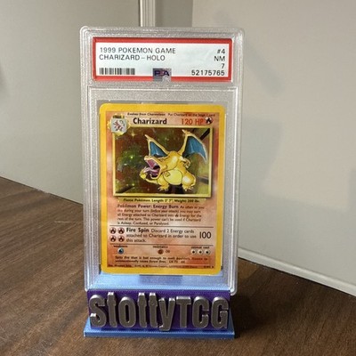 Pokemon Base Set Charizard 4/102 Holo Rare Card PSA 7