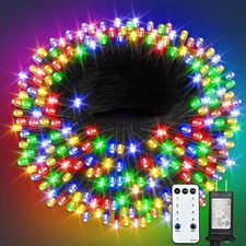 300 LED String Lights Outdoor, 100FT Multicolor Christmas 100FT, 