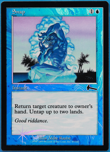 Snap FOIL Urza's Legacy NM Blue Common MAGIC MTG CARD (ID# 508129) ABUGames - Picture 1 of 2