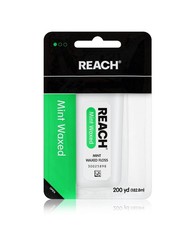 Reach Waxed Dental Floss Effective Plaque 600 Foot Pack of 1 , Green