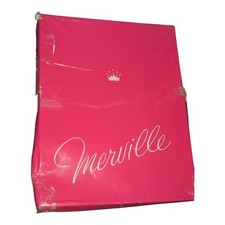 Vintage 1960s Merville Stockings Thigh  High Garter Hosiery Size 11.5 Long