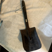 Paletta di ferro antica con manico in legno 