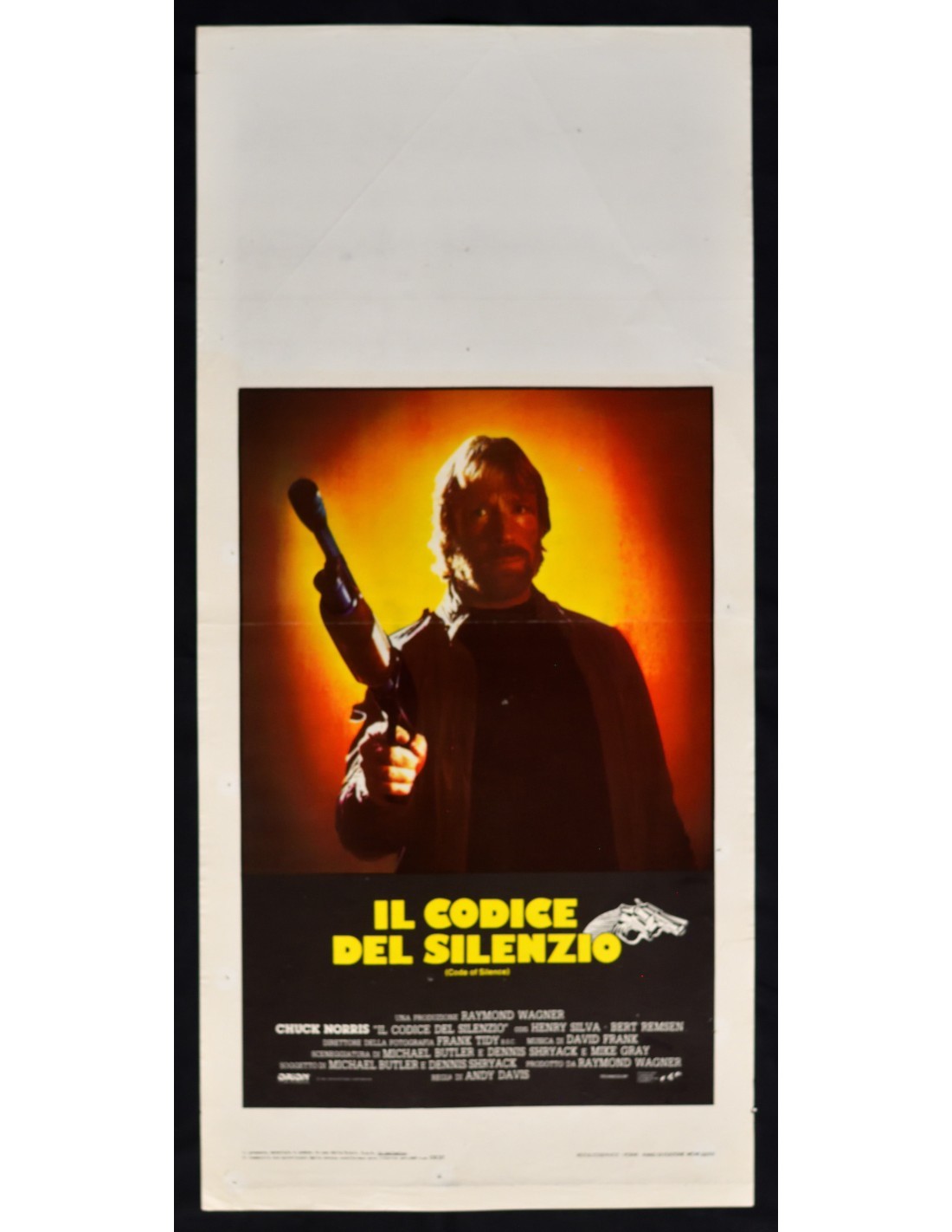 Locandina originale film Il codice del silenzio (1985) - Regia di Andrew Davis