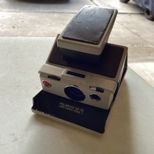 Polaroid SX-70 Land Camera Model 2 Ivory And Brown - Working