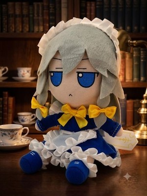 TouHou Project Fumo Izayoi Sakuya Plush Doll Anime Stuffed Toys New 20CM