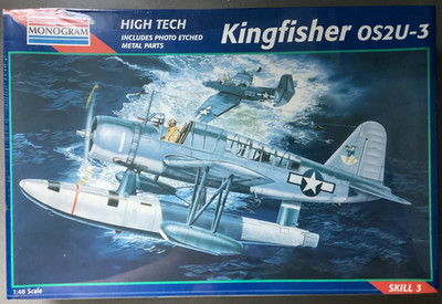 Monogram 5488 Kingfisher OS2U-3 1:48 Scale Model Kit 1/48 High Tech Photo Etched