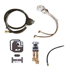eMarkBeauty Shampoo Bowl Crystal Faucet, Spray Hose and Vacuum Breaker Kit for