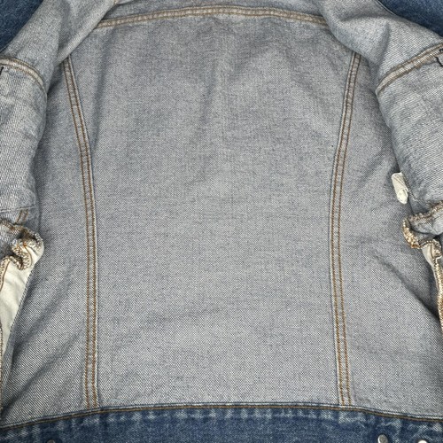 Vintage Levi's Jacket Mens 44 Fits 40 Blue Jean Denim Trucker Made USA 80s 90s by Levi's, $69.99 - Photo 7