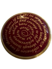 Halcyon Days Enamels Millennium Calligraphy Limited Edition Enamel Box EPOC