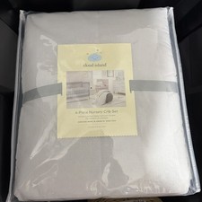 Cloud Island 4 Piece Crib Set Comforter Sheet Blanket Crib Skirt Snowflake