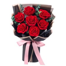 Flower Bouquet Flowers for Delivery Prime 7-Piece Preserved Roses Bouquet Gift
