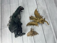 Vintage 1985 Toho Imperial Godzilla 13" Articulated Action Figure Lot Read