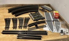 Hornby/Bachmann OO gauge nickel silver track, 2 loops, points etc ~40 pcs