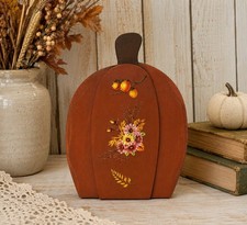 Handcrafted Wooden Pumpkin Shelf Sitter Rustic Fall Thanksgiving Farmhouse Decor