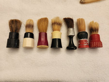 Vintage shaving brush lot 7 Ripe for Restoration