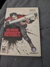 Ubisoft No More Heroes Nintendo Wii Action Adventure Manual M Mature NTSC 2008