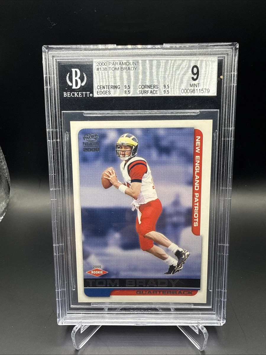 Tom Brady Football Pacific Rookie Sports Trading Cards