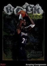 1997-98 Topps Rock Stars #RS12 Kevin Garnett TIMBERWOLVES HOF
